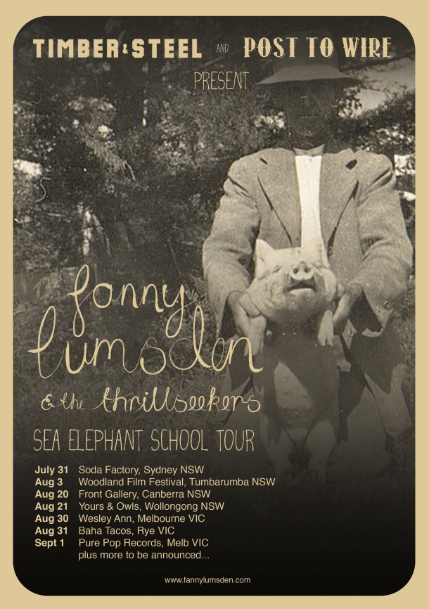 SeaElephantSchoolTourPosterA4Print